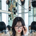 鏡の中のヌード 2枚目