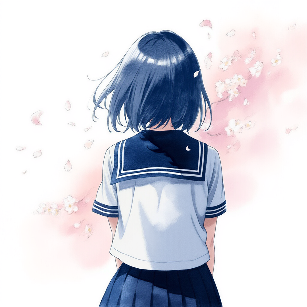 後ろ姿