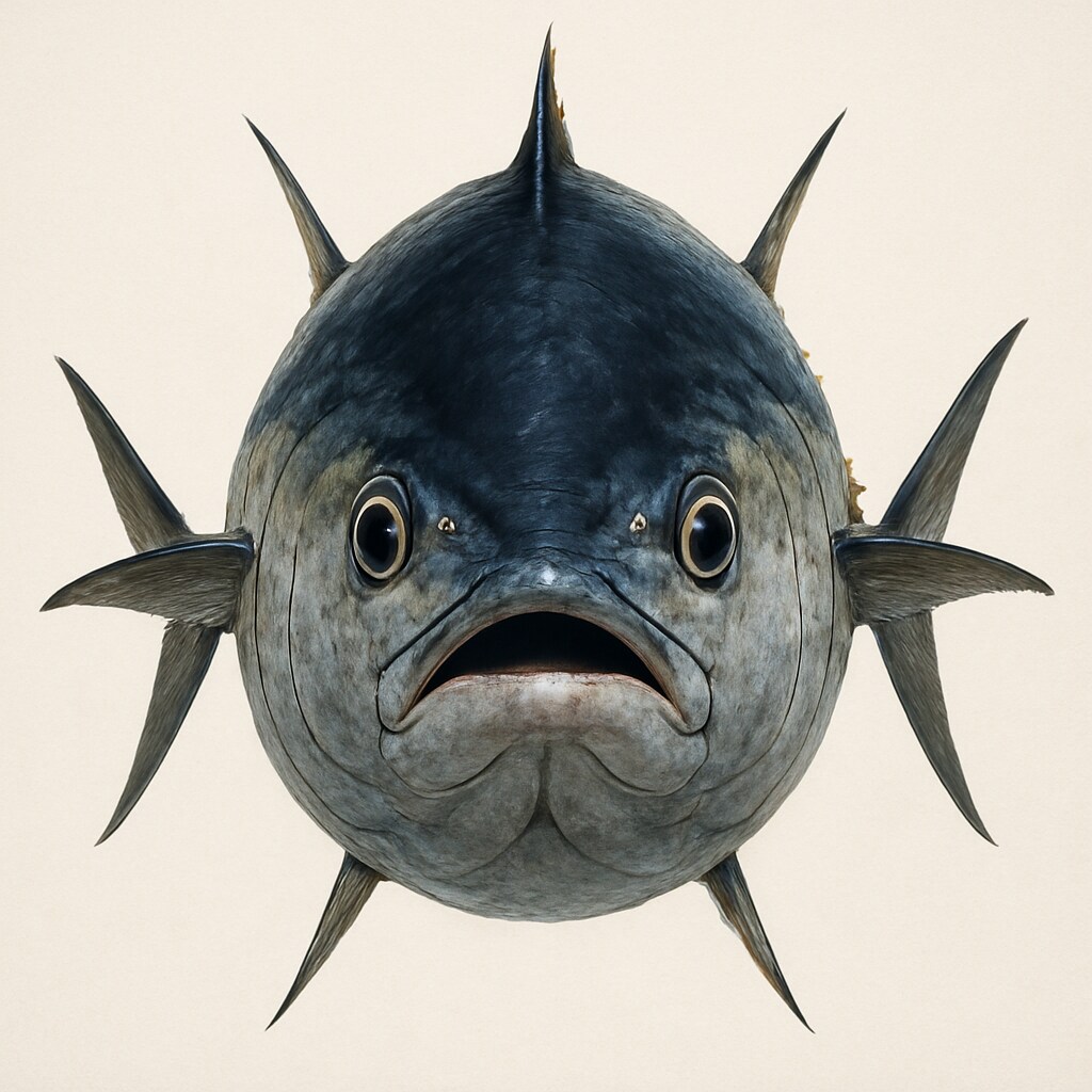 必然的に横顔になる🐟