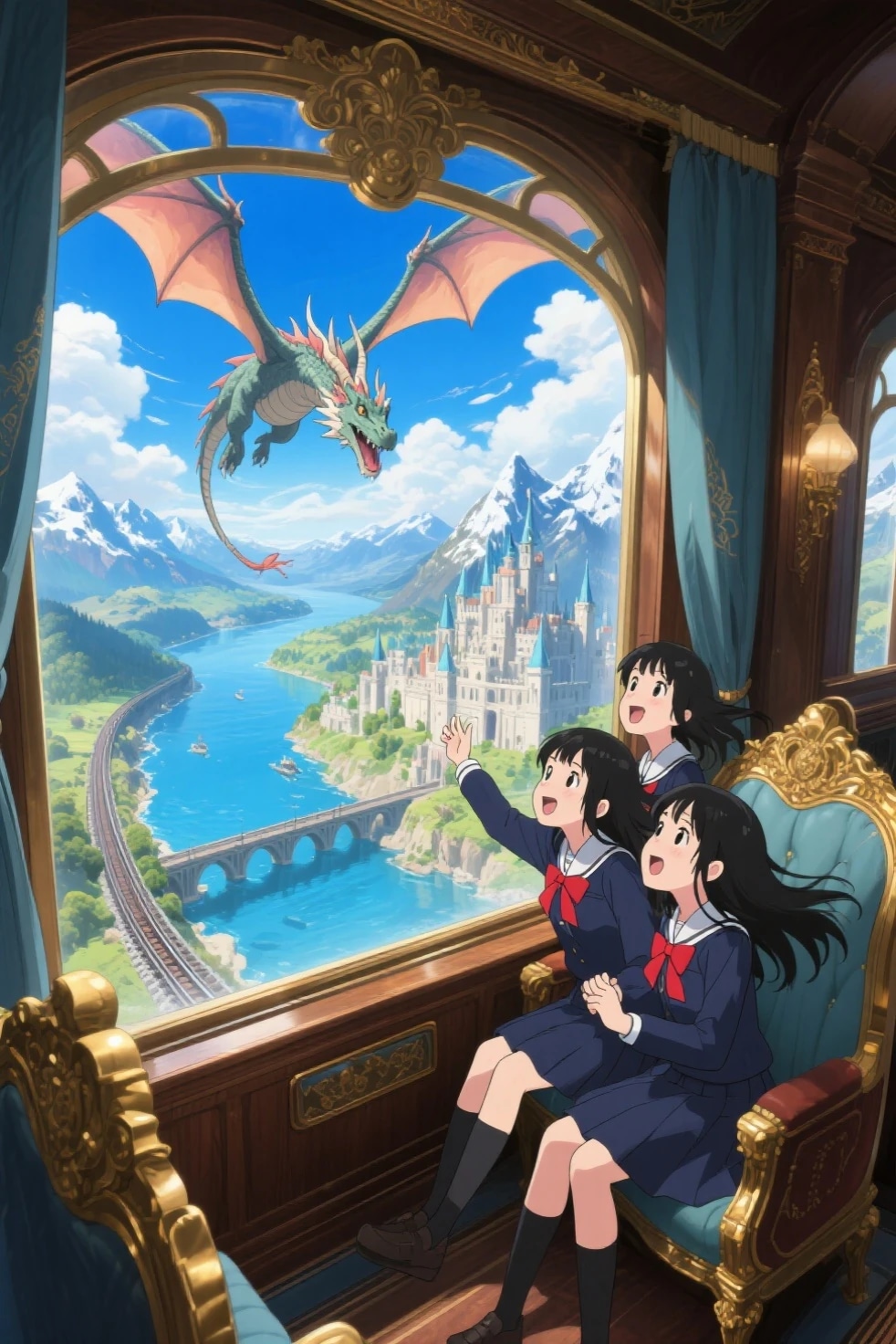 異世界修学旅行 | の人気AIイラスト・グラビア