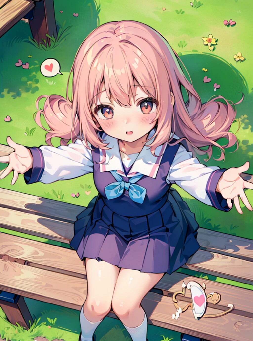 パパ大好き、だっこ！