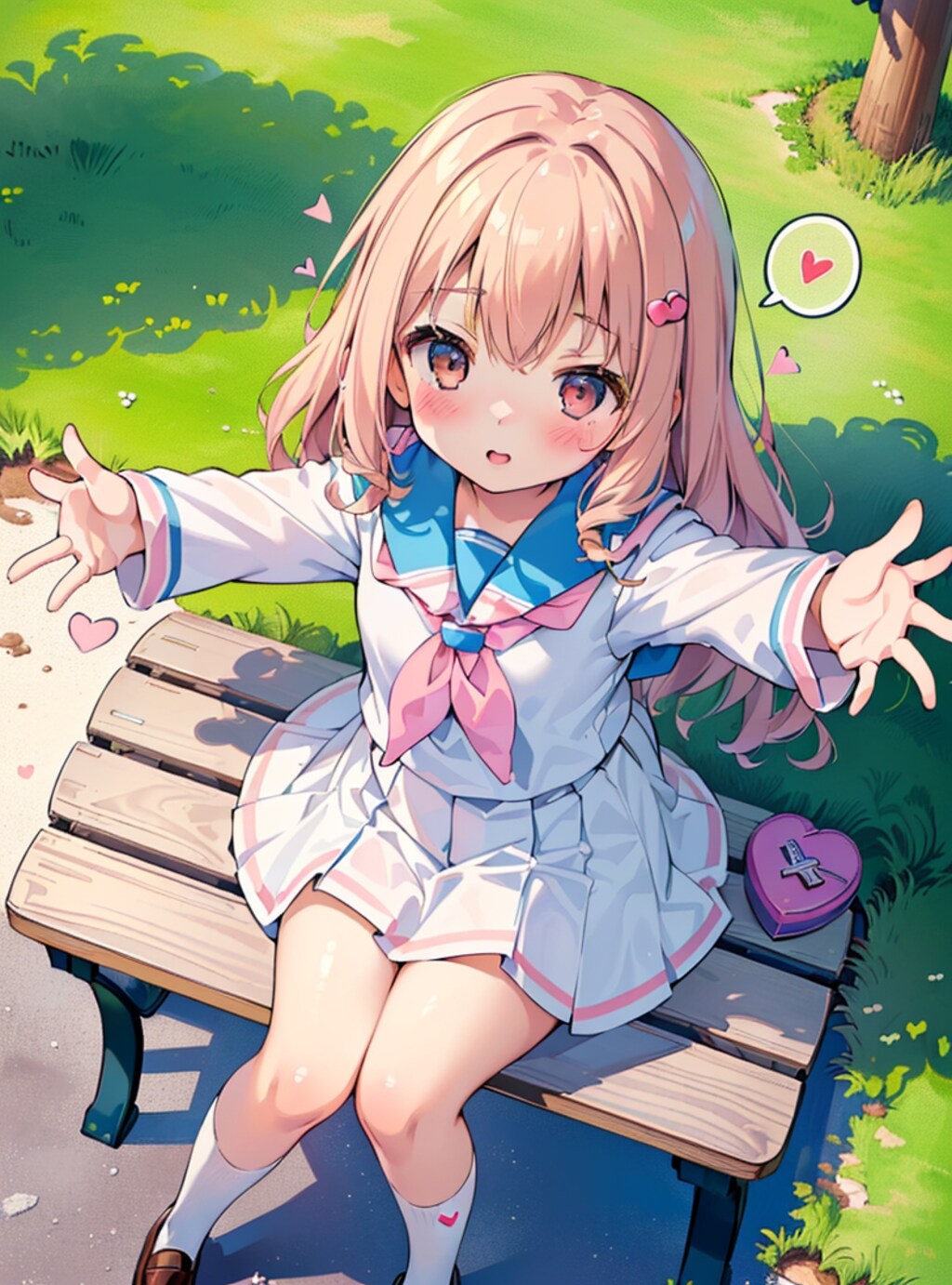 パパ大好き、だっこ！