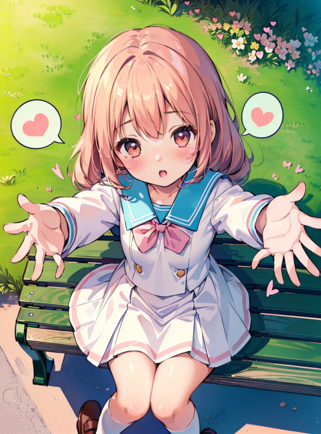 パパ大好き、だっこ！