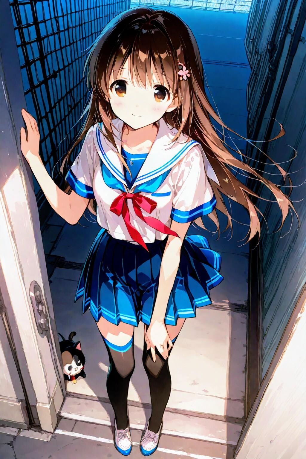 アニメキャラ風セーラー服お姉やん01