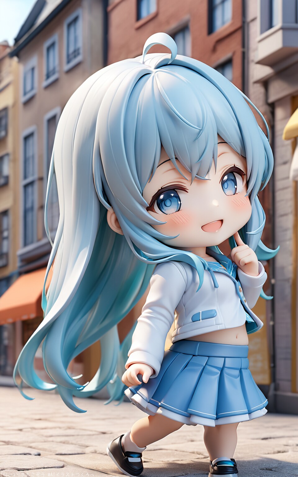 街中の女の子