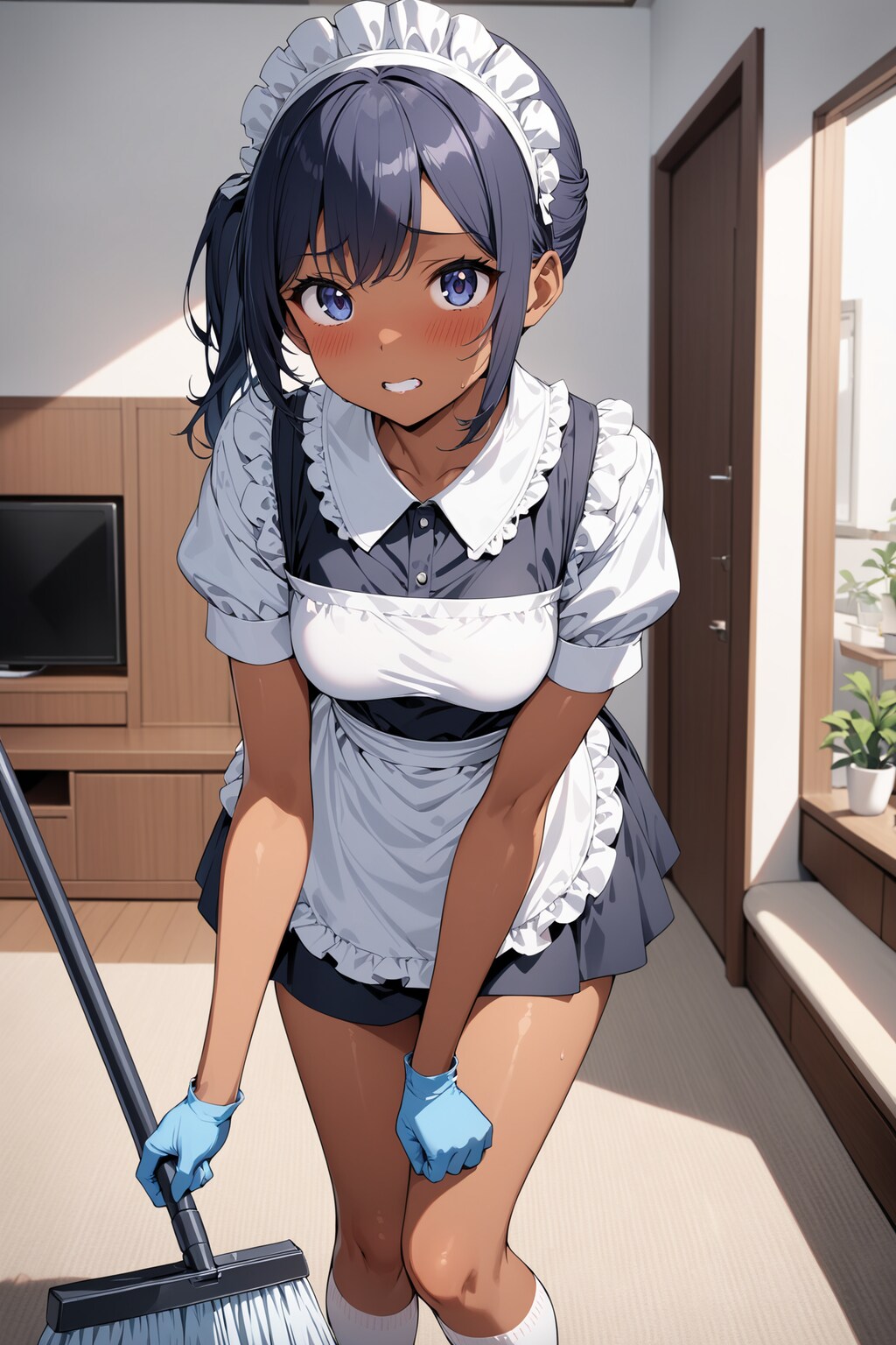 ご主人様掃除の邪魔です。