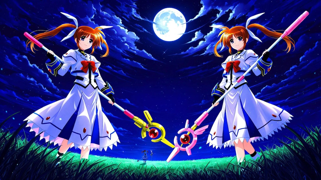 なのは➡　勝負‼　別の世界の私