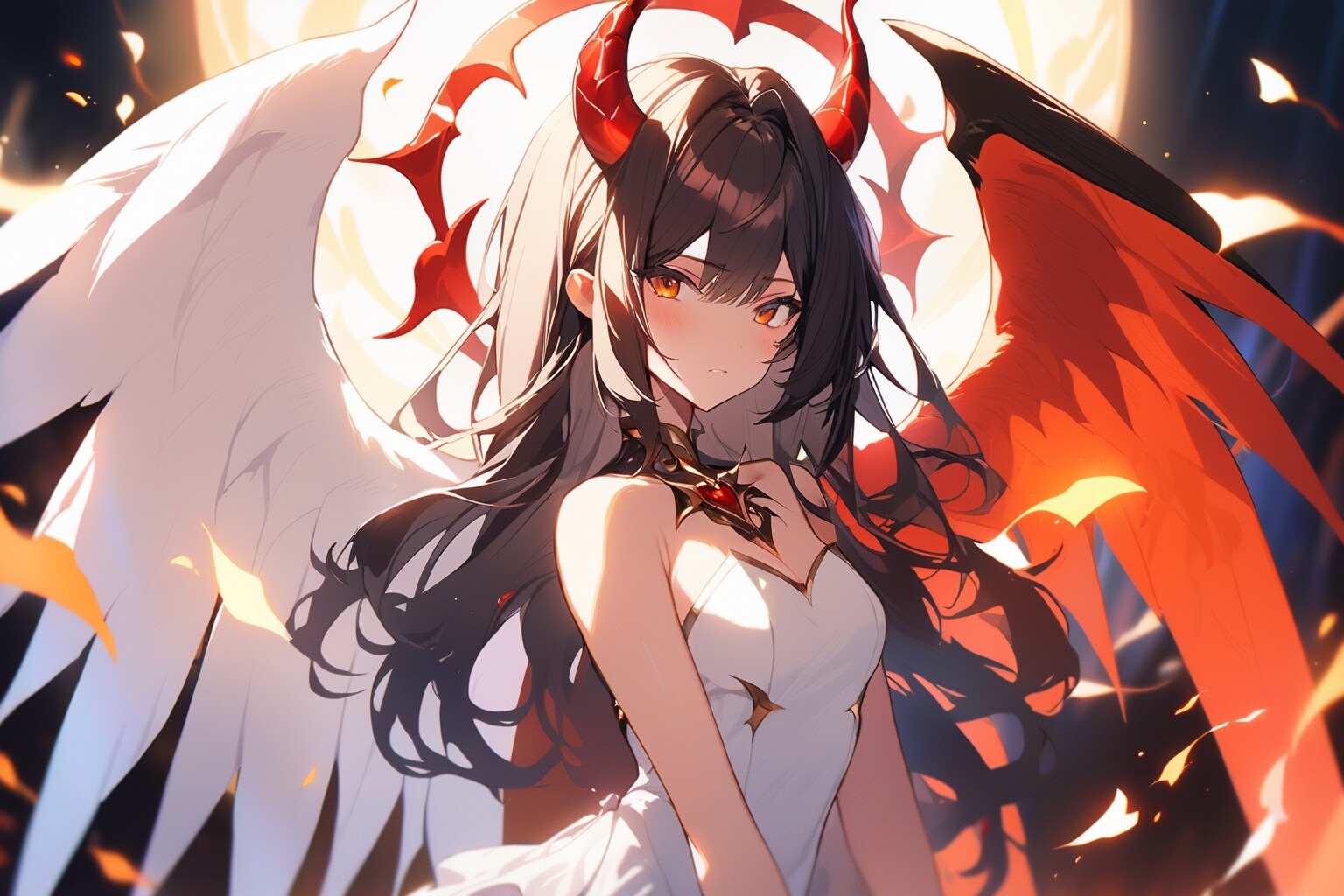 天使悪魔 | の人気AIイラスト・グラビア