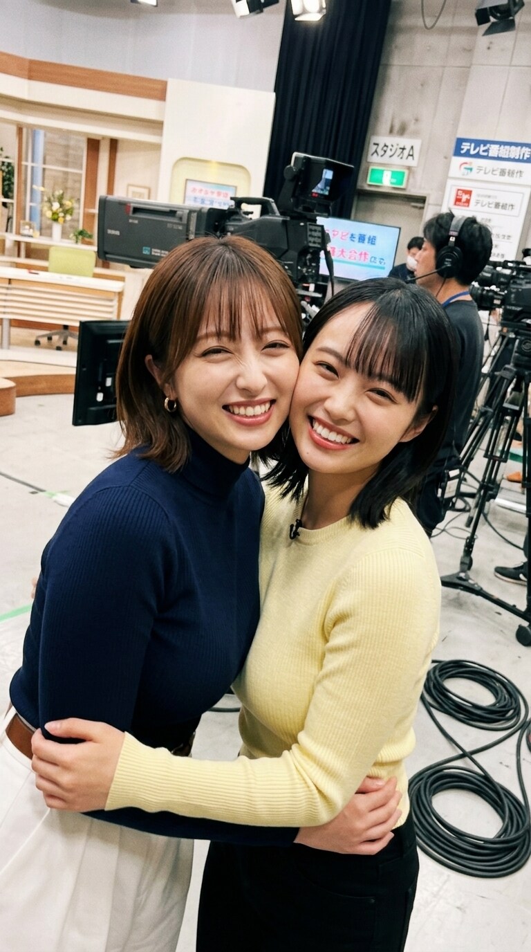 イチャつく地方アナたち