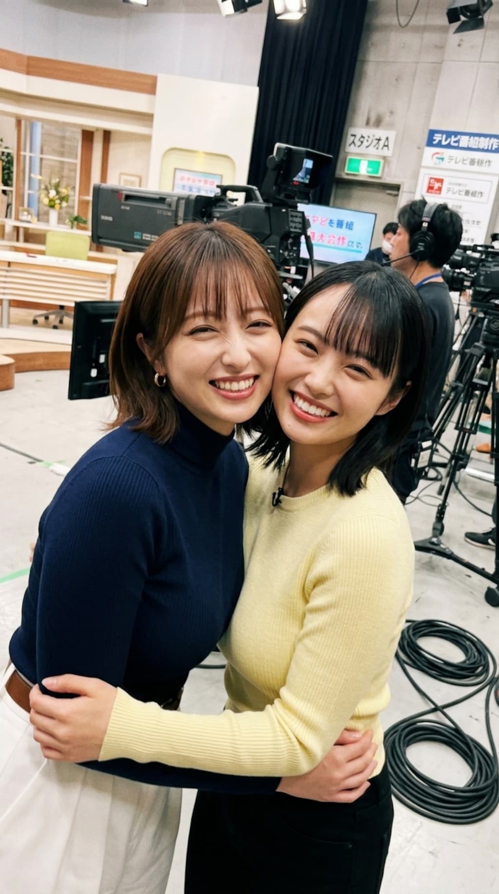 イチャつく地方アナたち