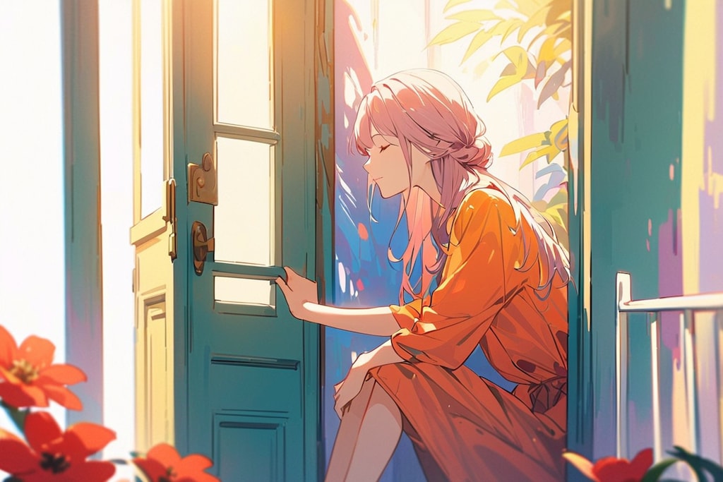 扉の前で眠る人2025②