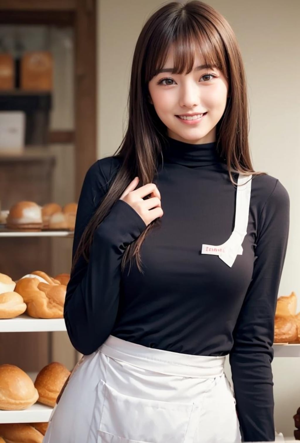 パン屋でバイトの彼女