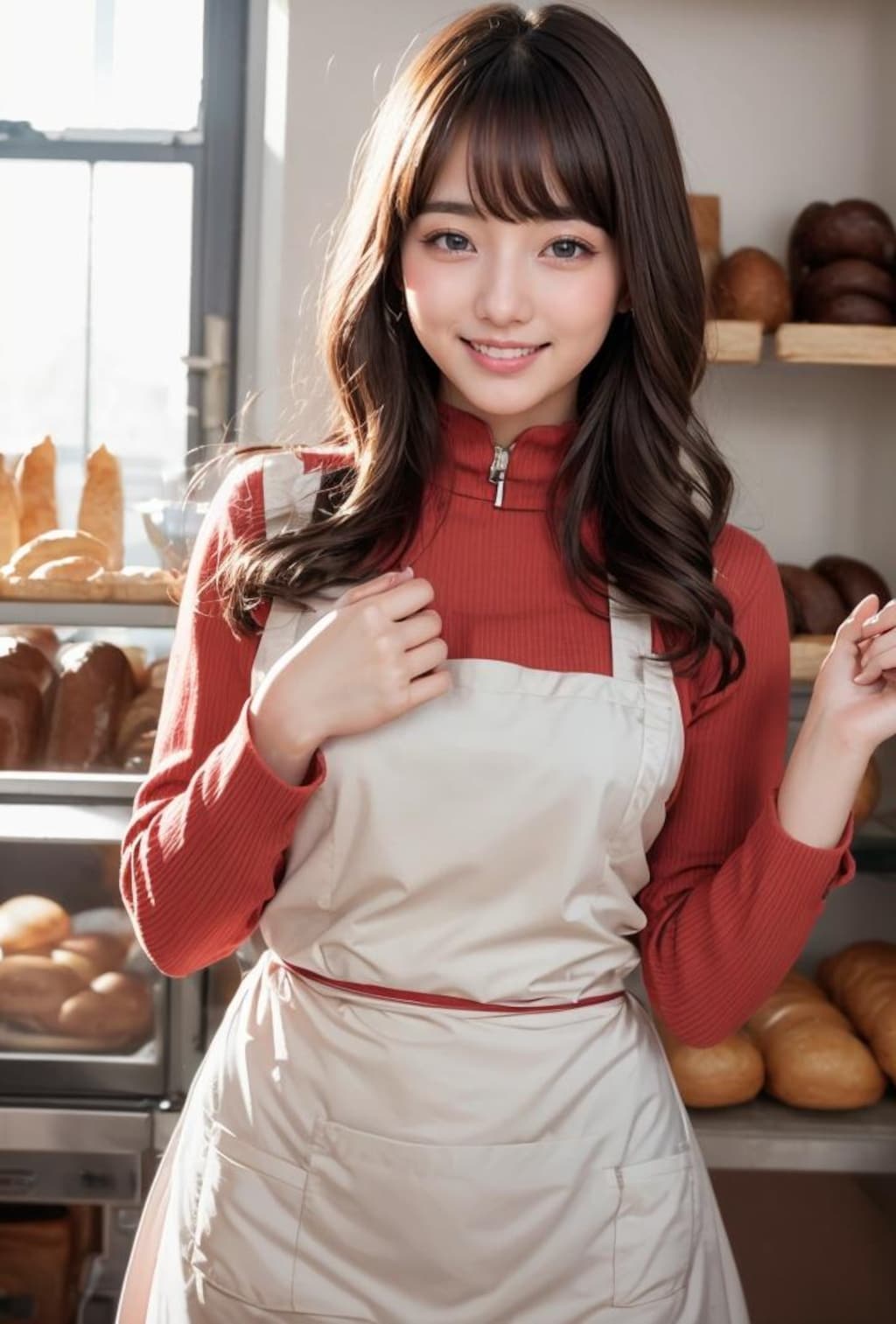 パン屋でバイトの彼女