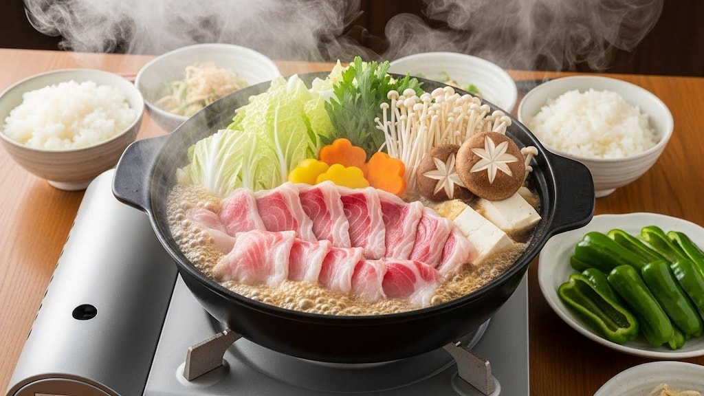 摩訶不思議食堂の鰤しゃぶ忘年会コース