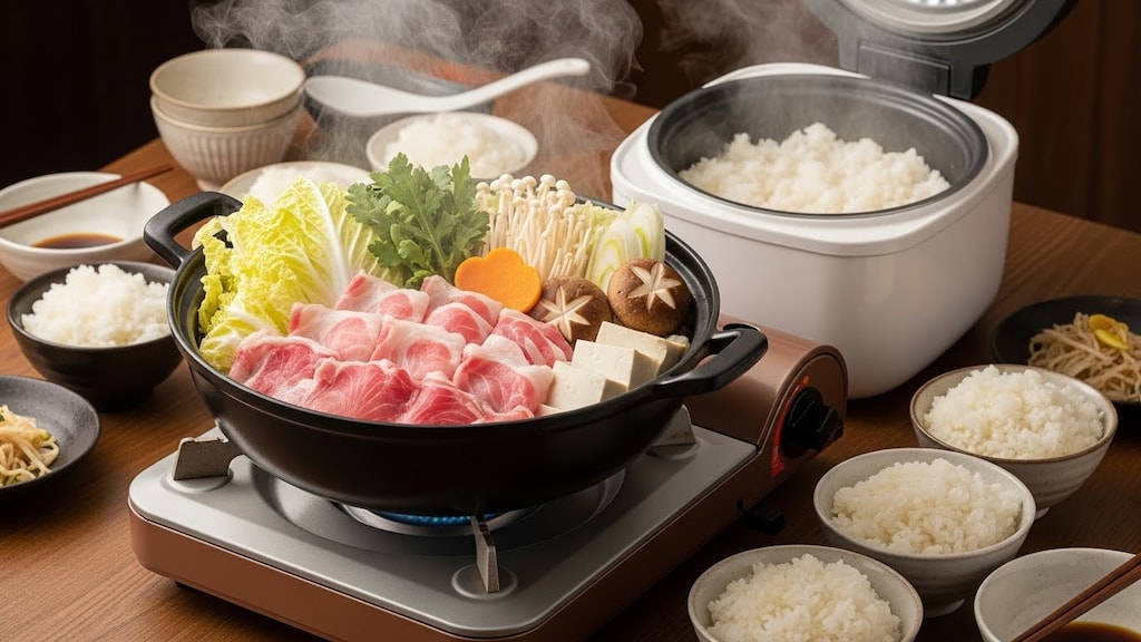 摩訶不思議食堂の鰤しゃぶ忘年会コース