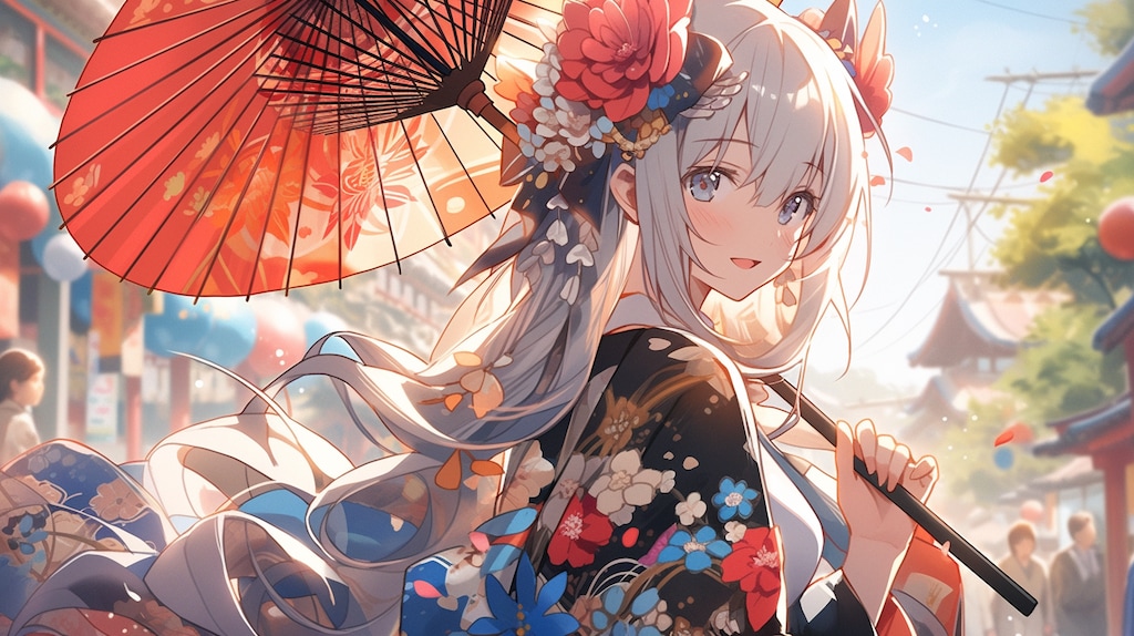 風舞う花灯（かざまうはなあかり）