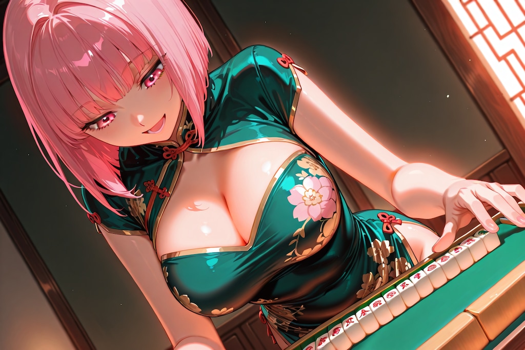 リーチ一発ツモ！