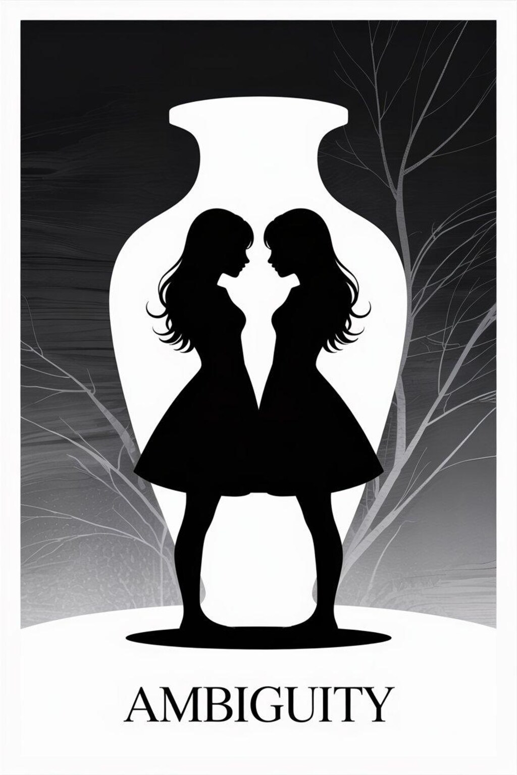 向かい合う横顔