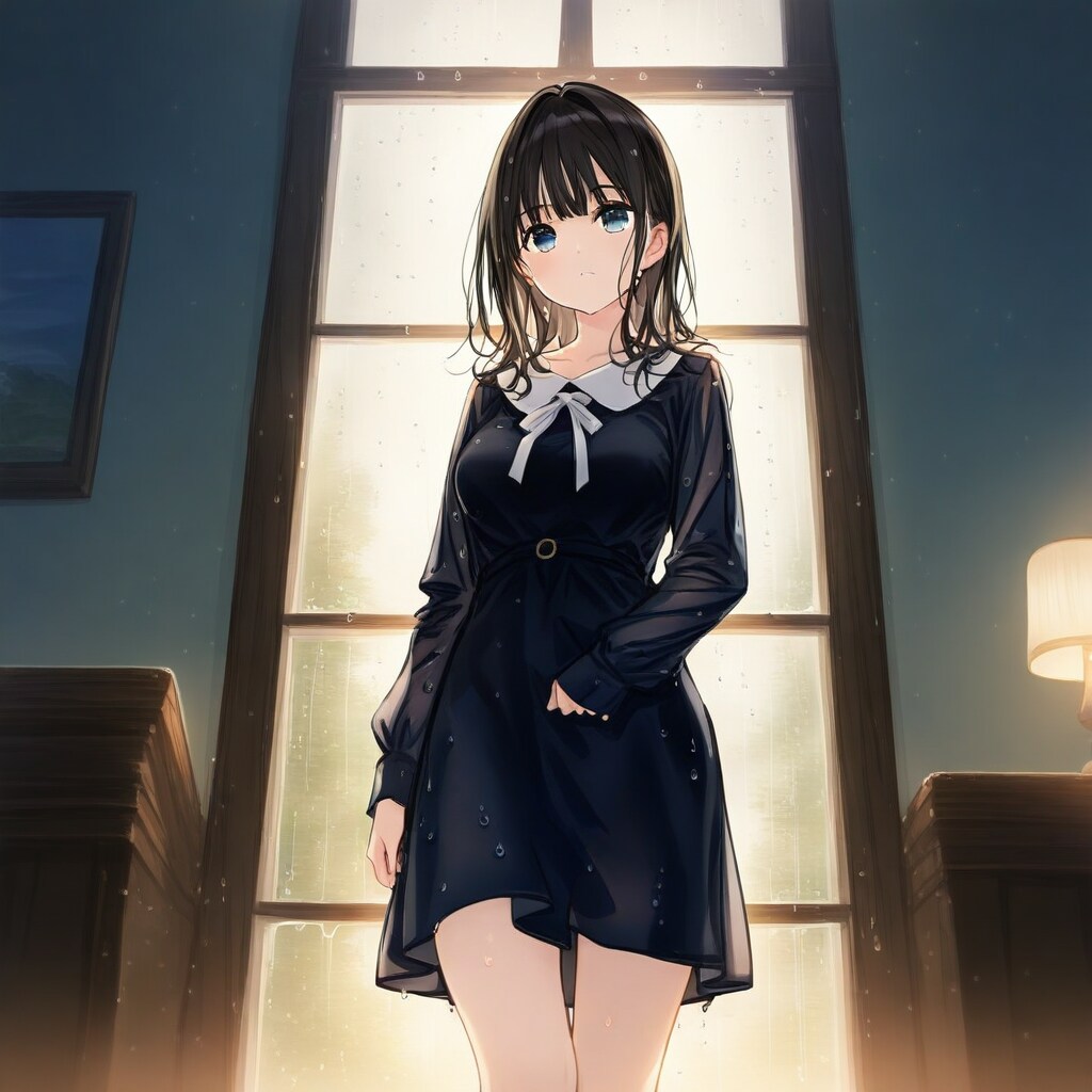 急に降ってきて・・・拭いてよ