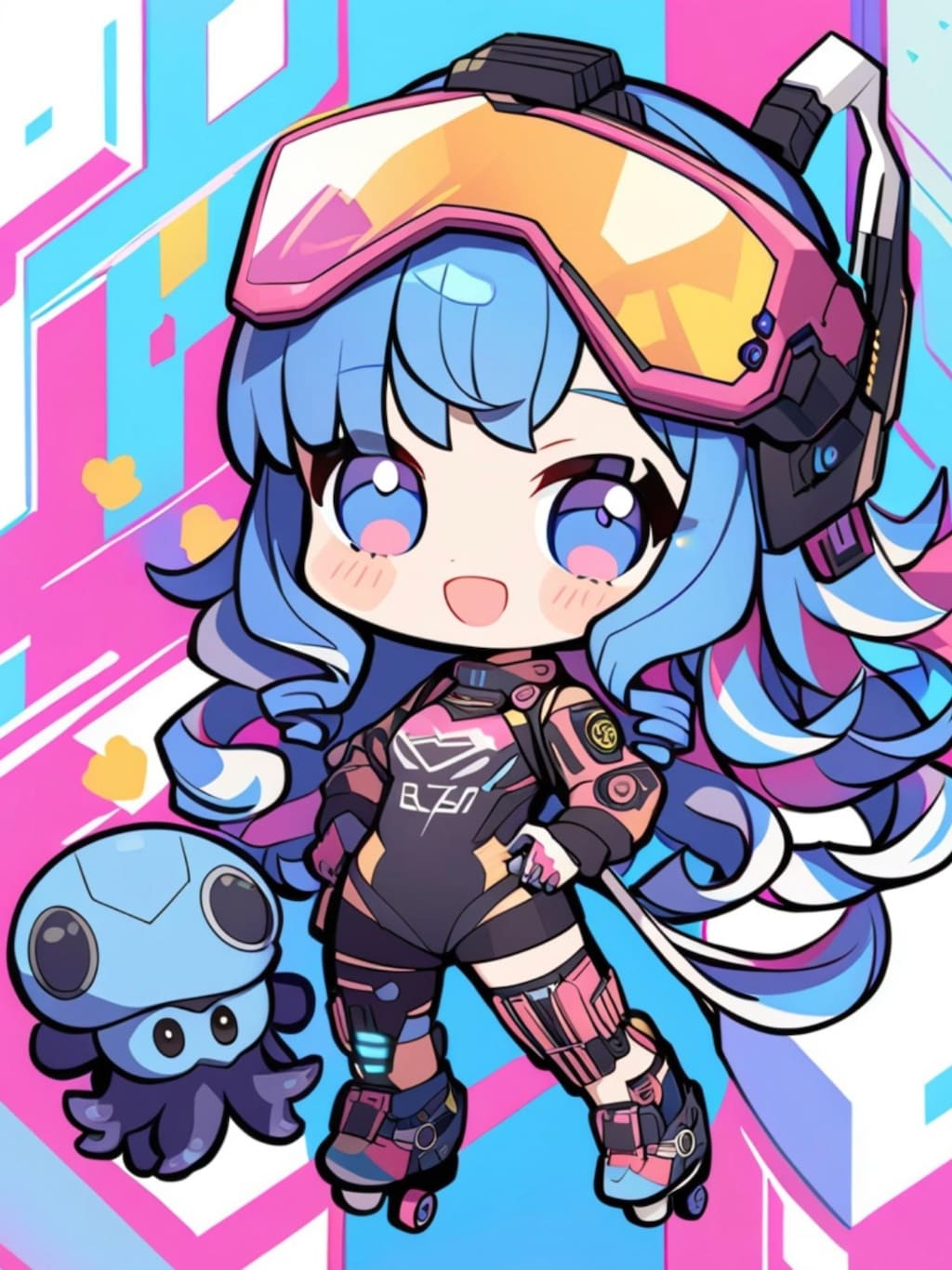 没作品博覧会の女の子