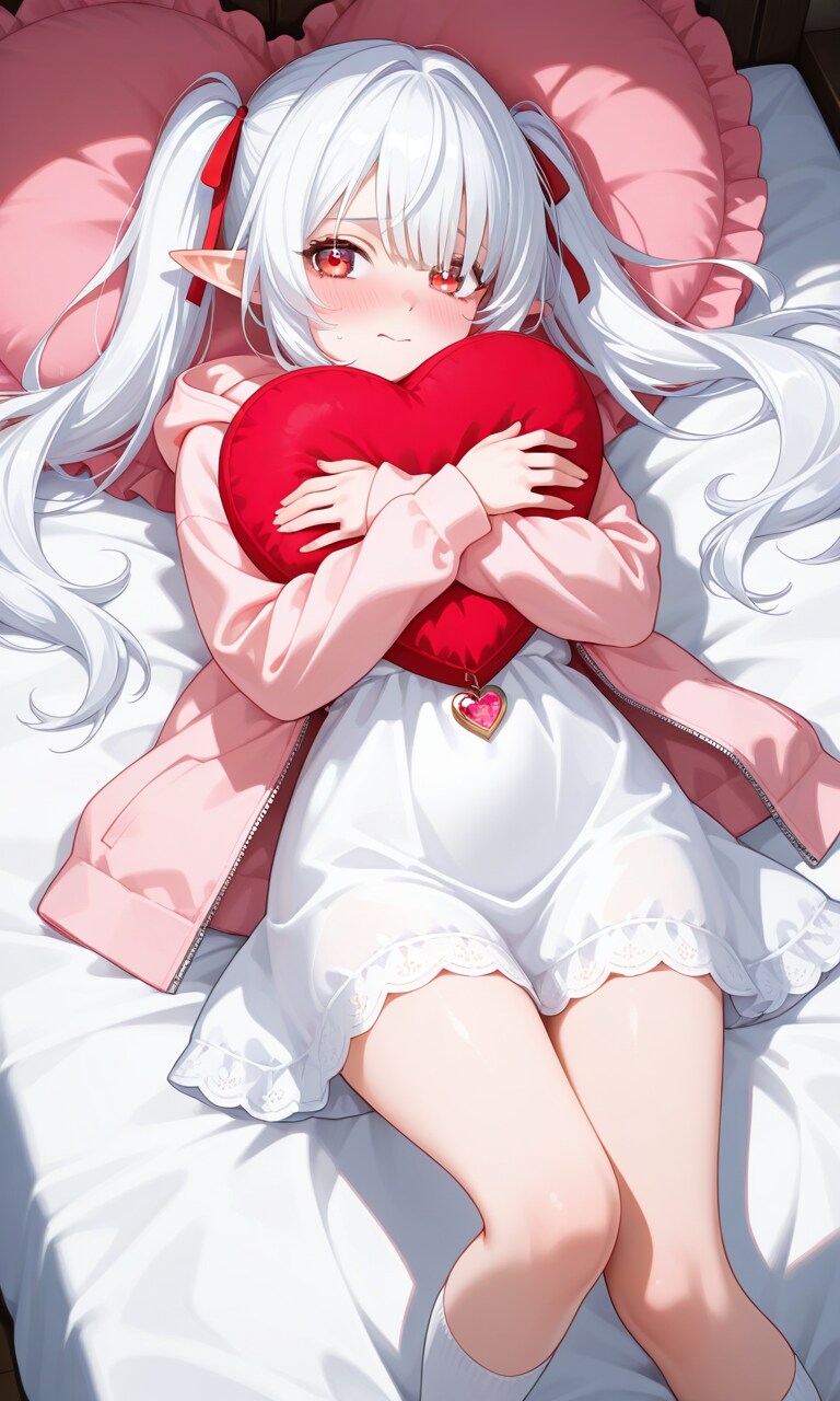 14、❤️を持つシロネさん | の人気AIイラスト・グラビア