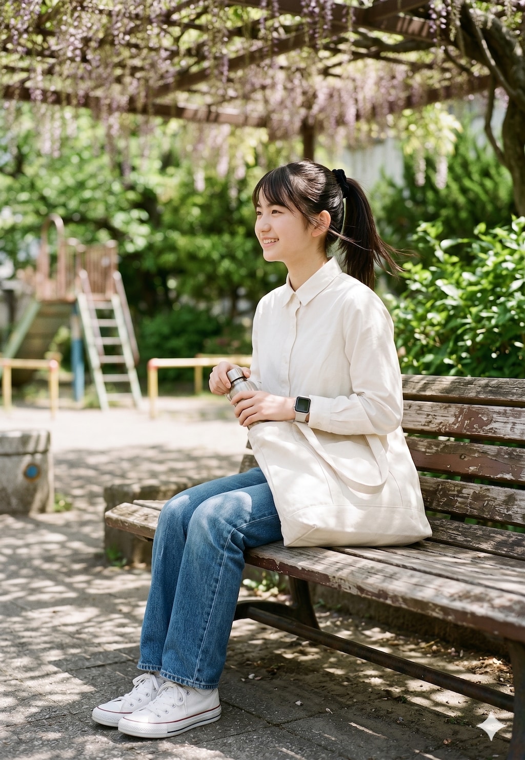 普通の美少女　公園