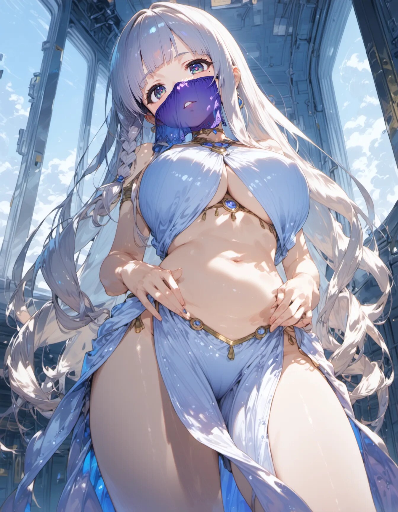 Azure Veil of the Sky Palace