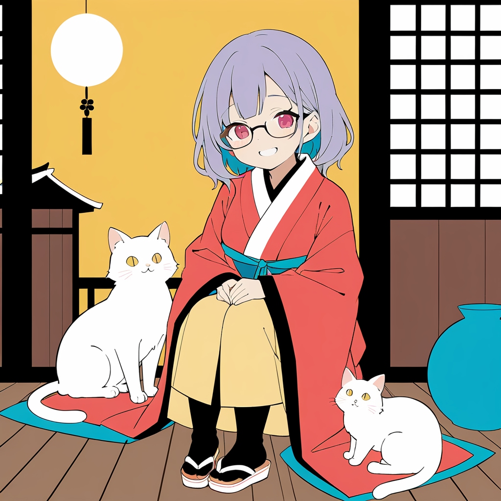 白猫との暮らし | の人気AIイラスト・グラビア