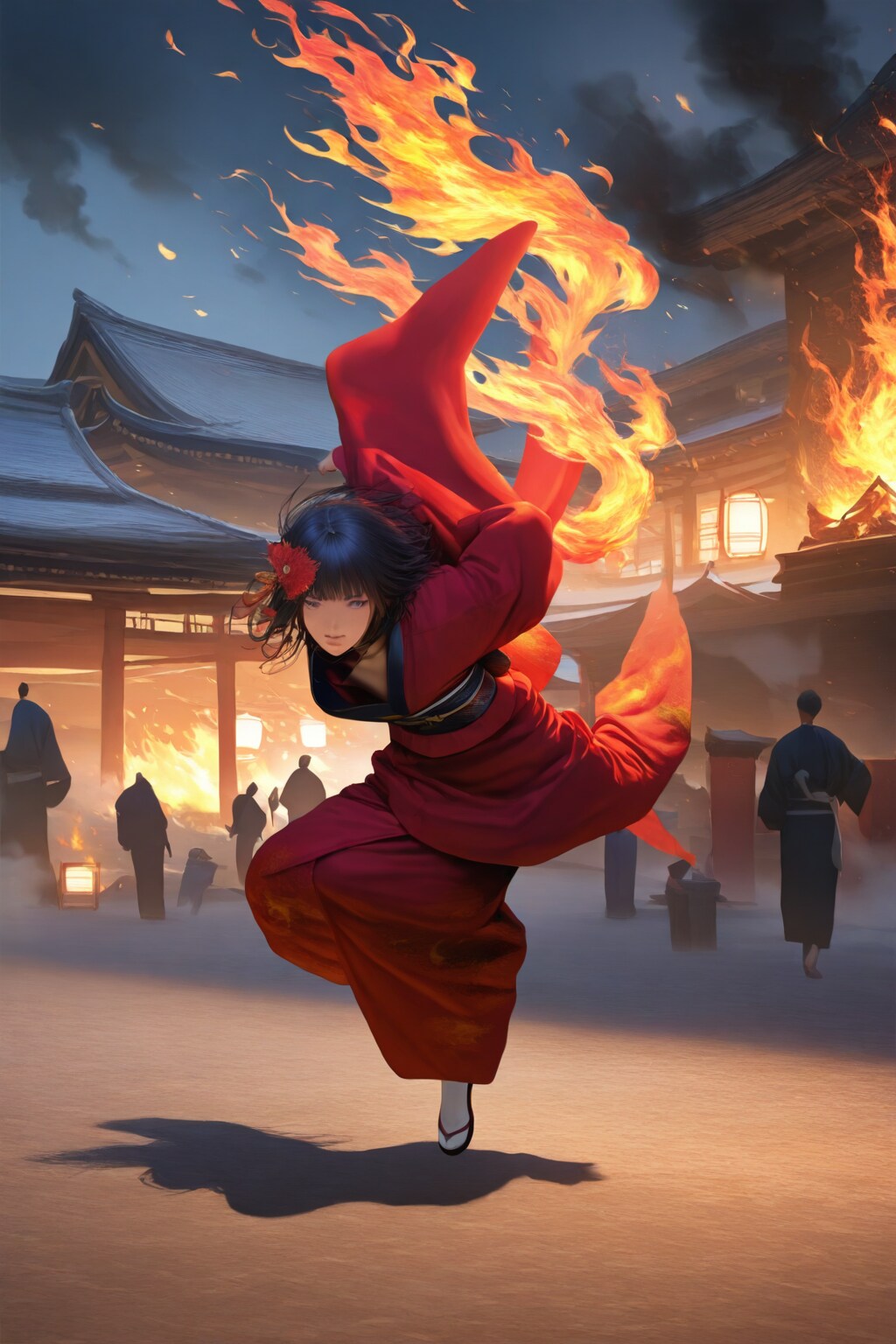 みんな燃えてしまえばいいの！ | の人気AIイラスト・グラビア