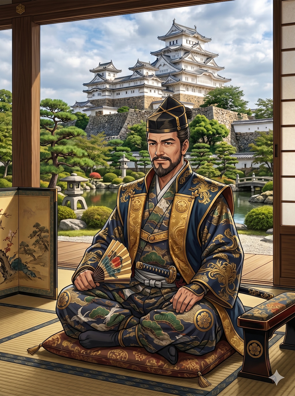 殿様　3枚