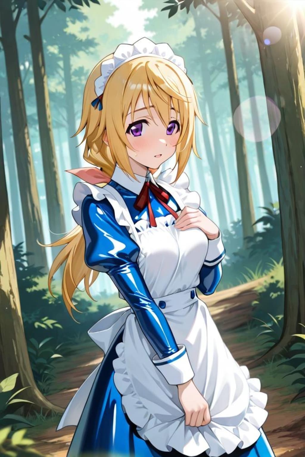 シャルロット・デュノア　メイド服
