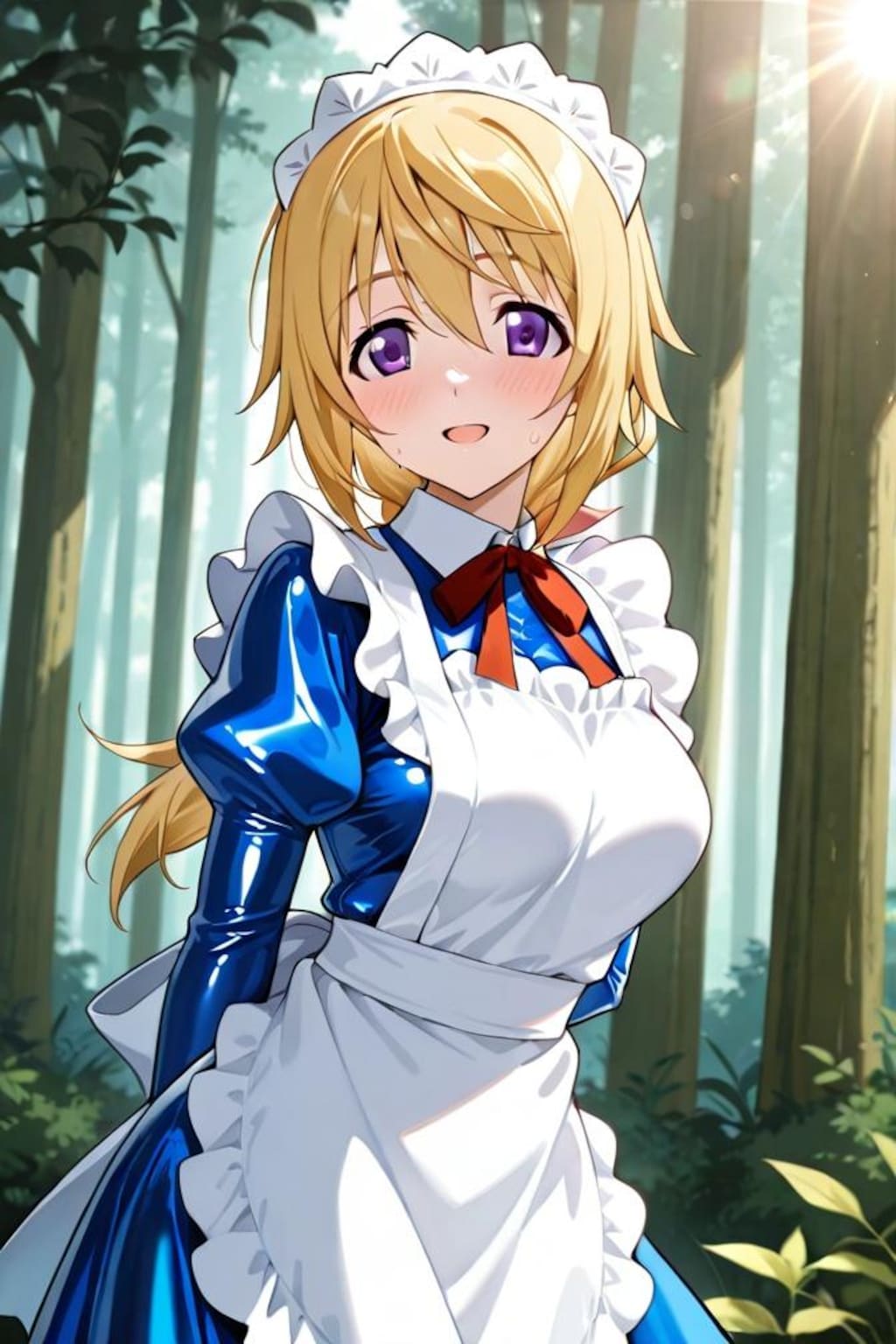 シャルロット・デュノア　メイド服