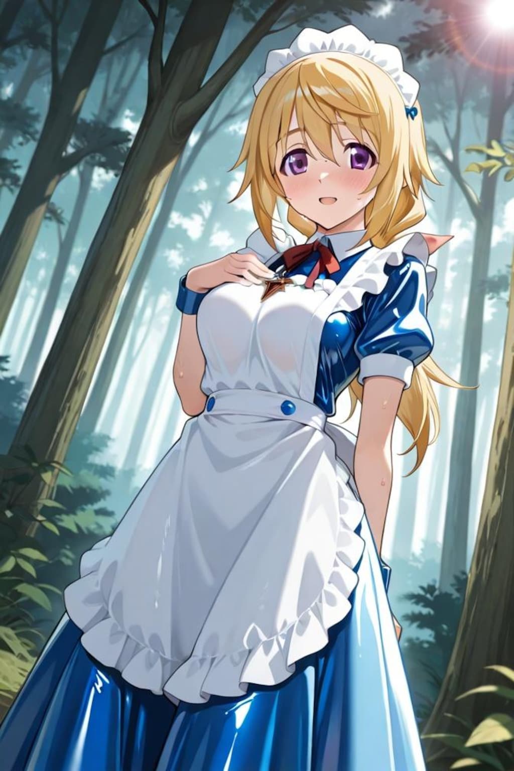 シャルロット・デュノア　メイド服