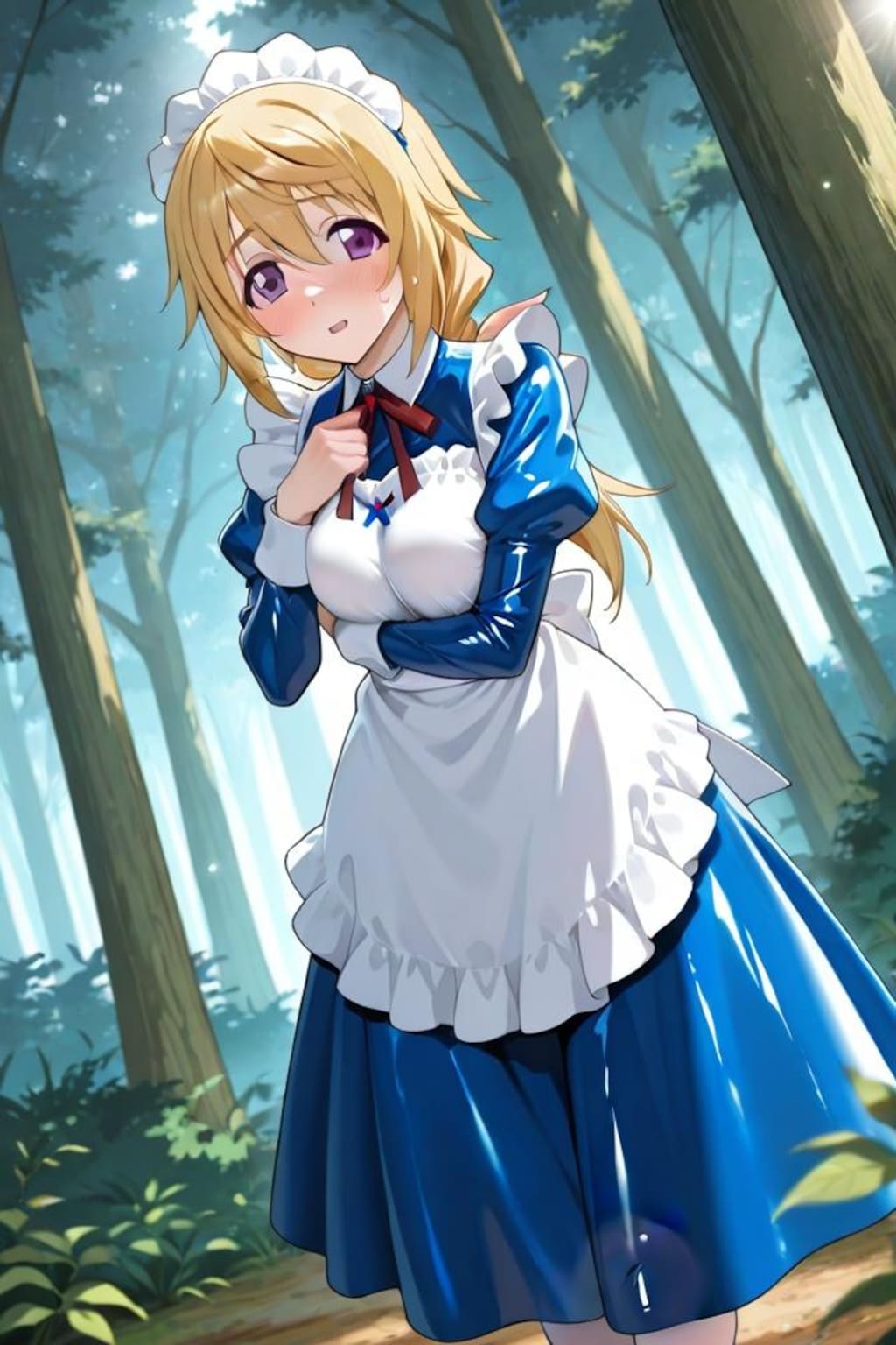 シャルロット・デュノア　メイド服