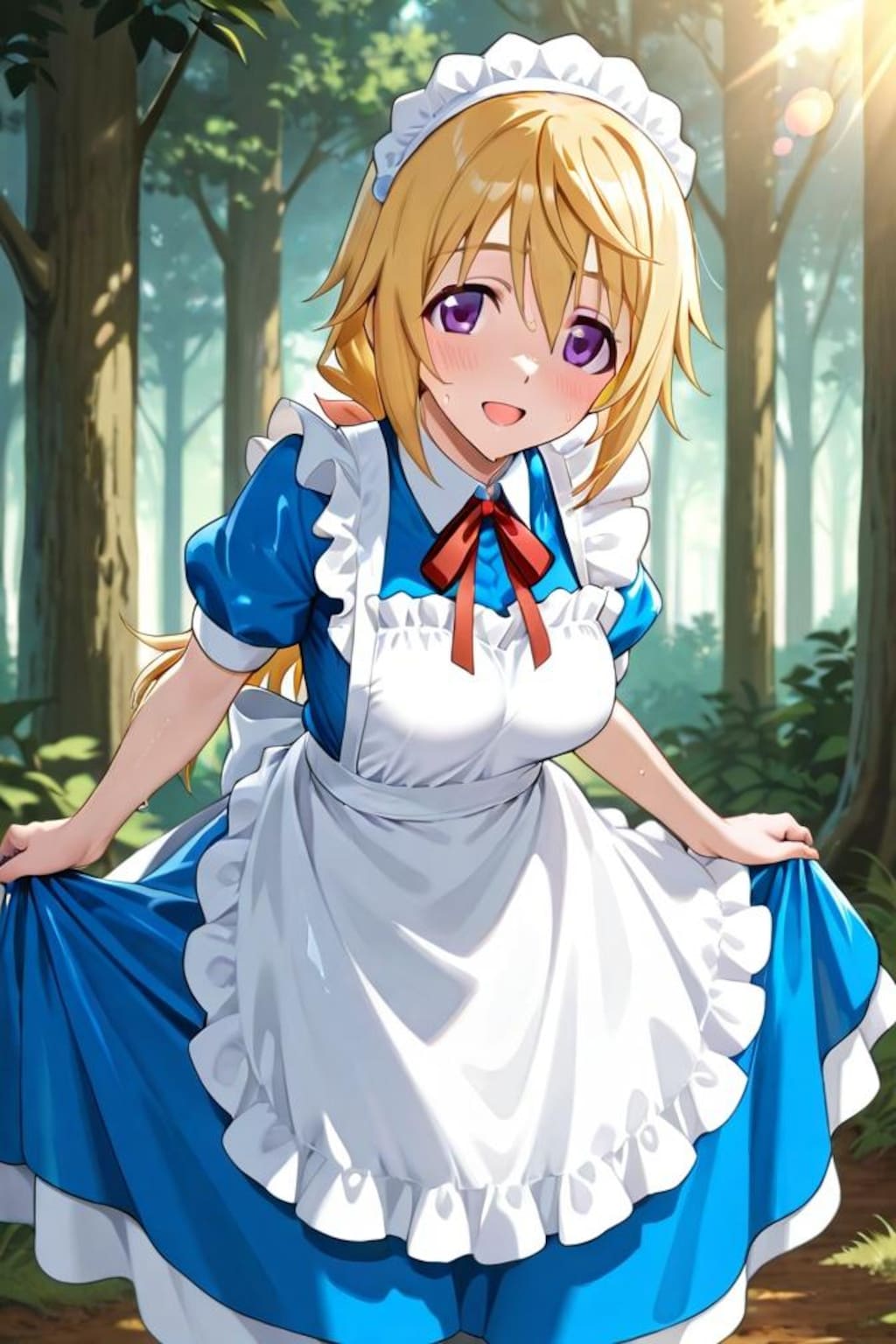 シャルロット・デュノア　メイド服
