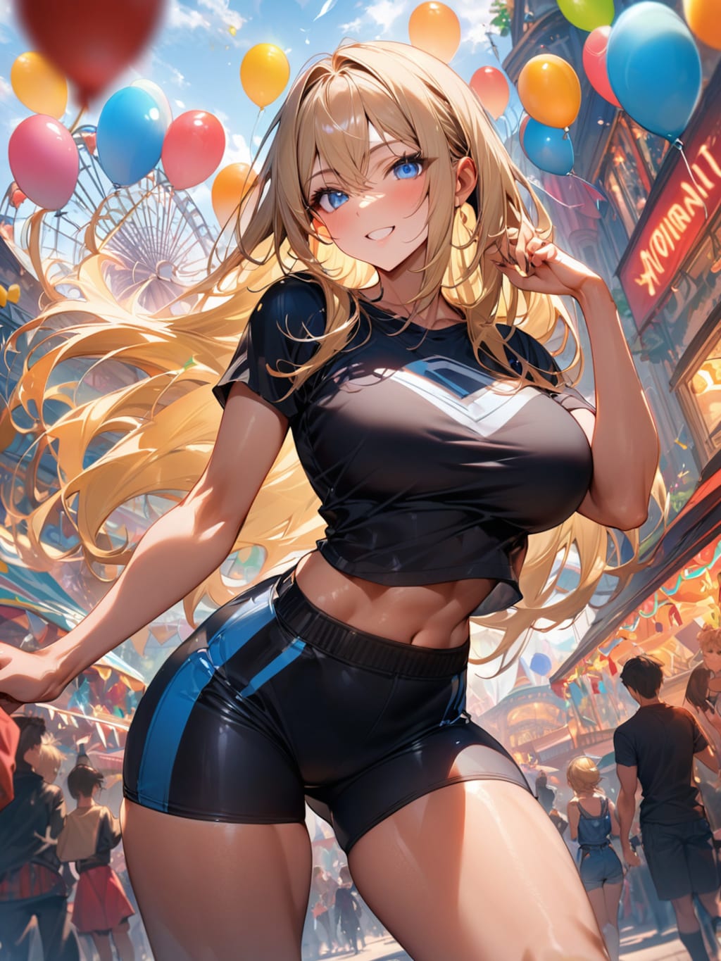 《肩だしTシャツ》shoulder cut-out T-shirt