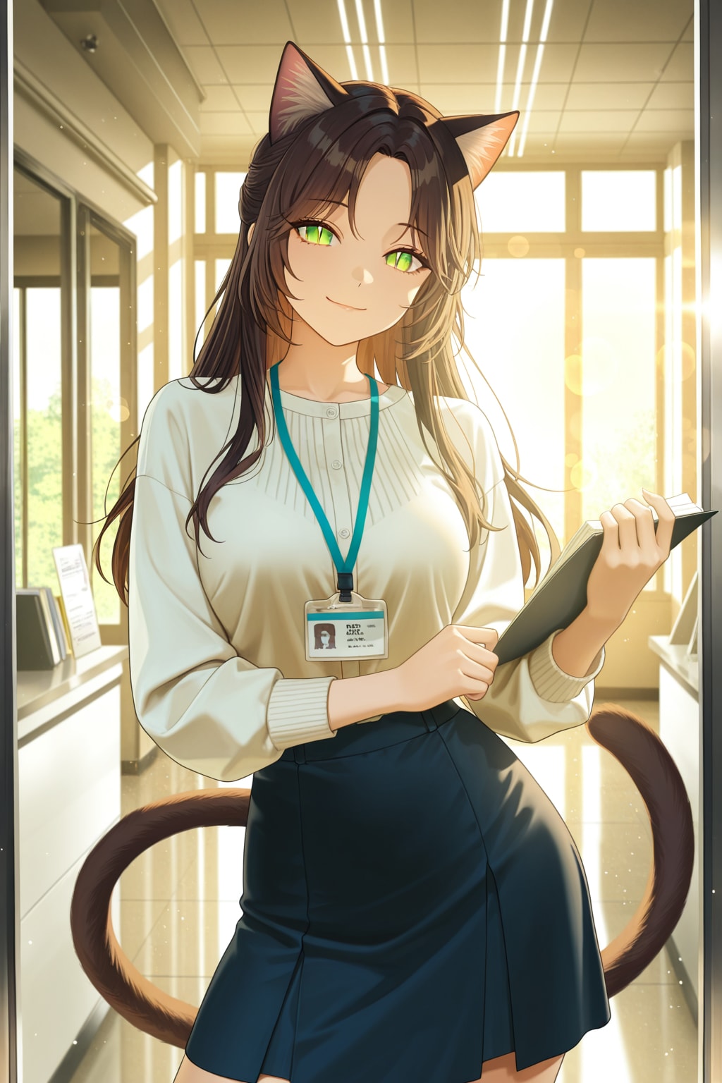 働く猫耳さん | の人気AIイラスト・グラビア