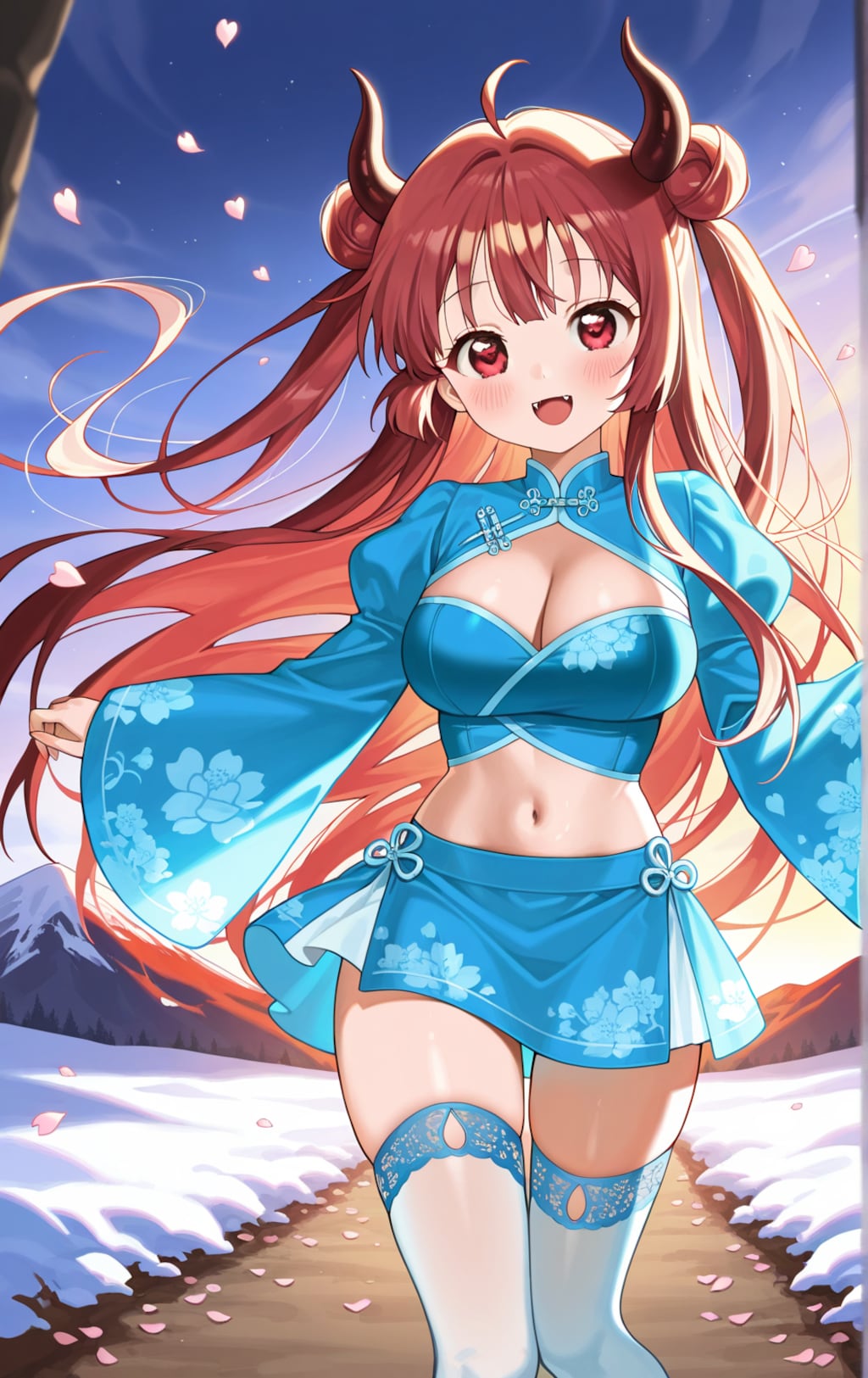 チャイナドレスの女の子