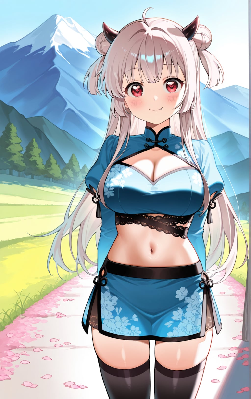 チャイナドレスの女の子