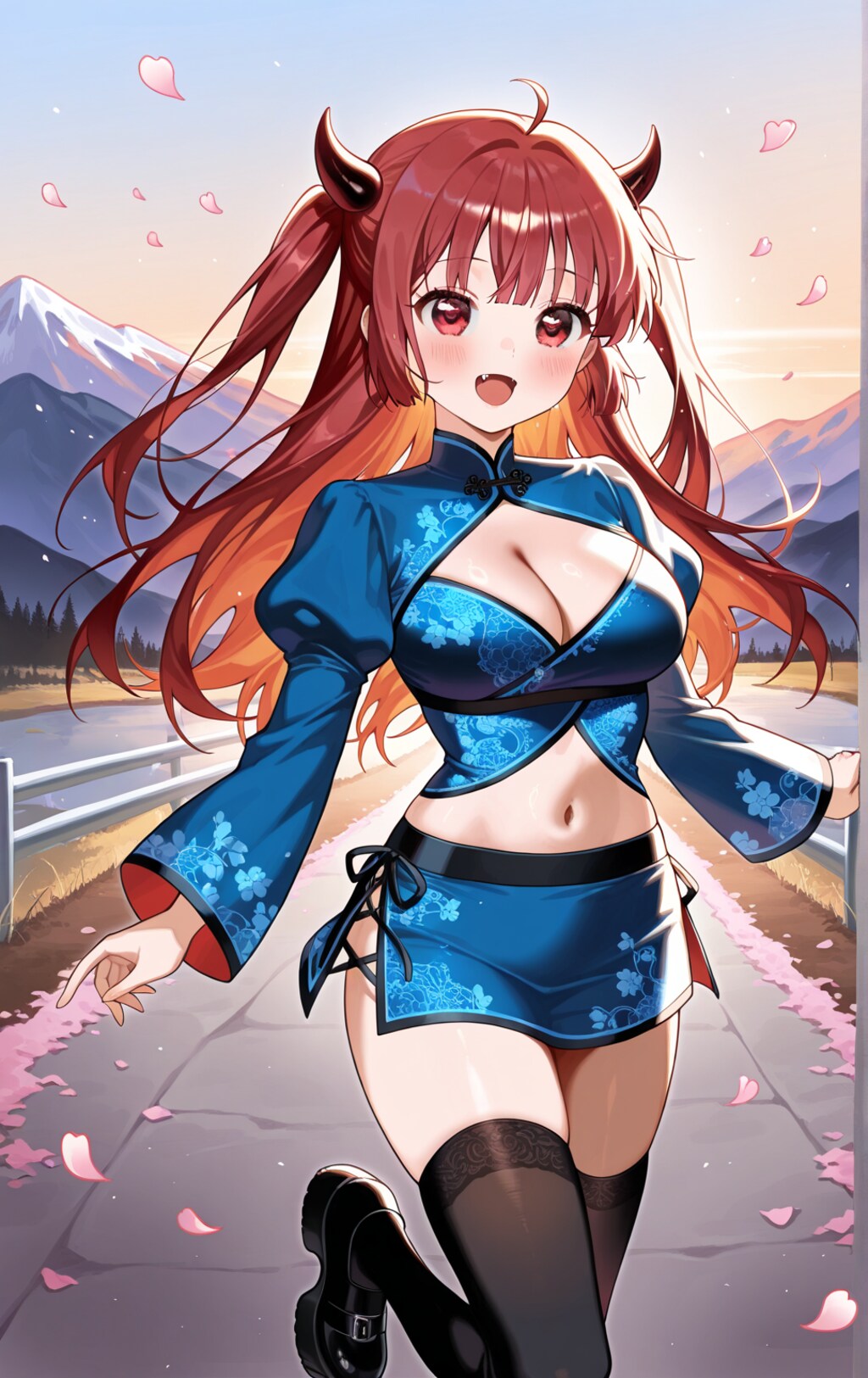 チャイナドレスの女の子