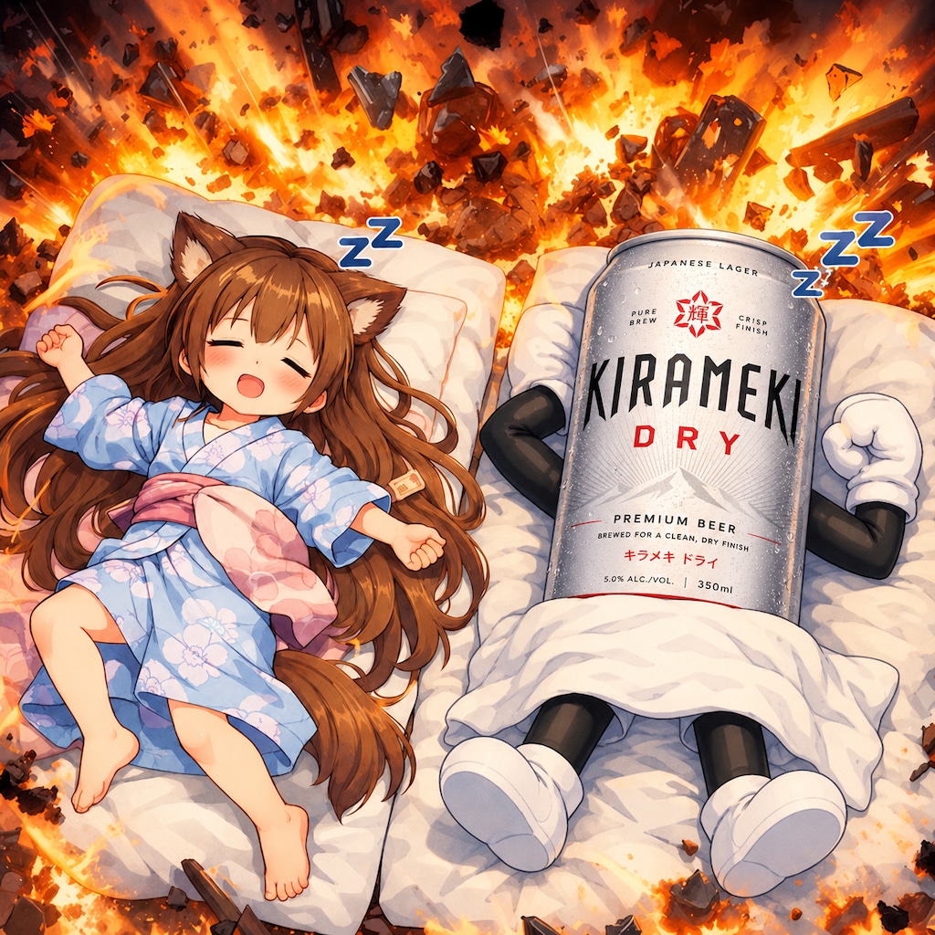 よく寝ている小さな女の子