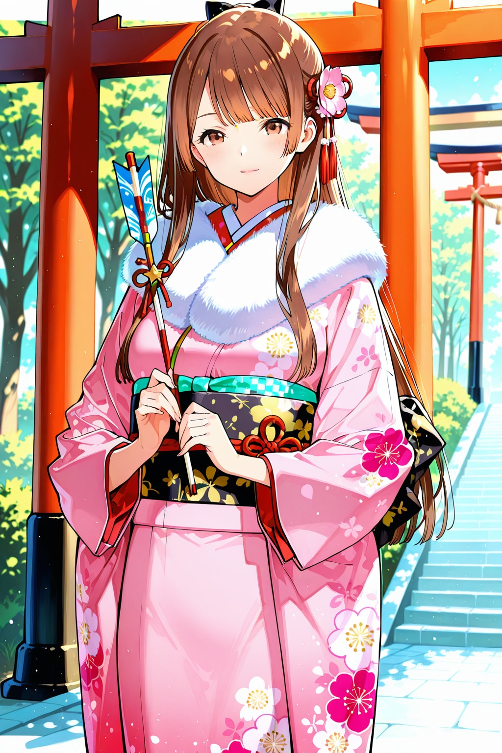 2026年❗️奈々未さんの初詣❤️ | の人気AIイラスト・グラビア