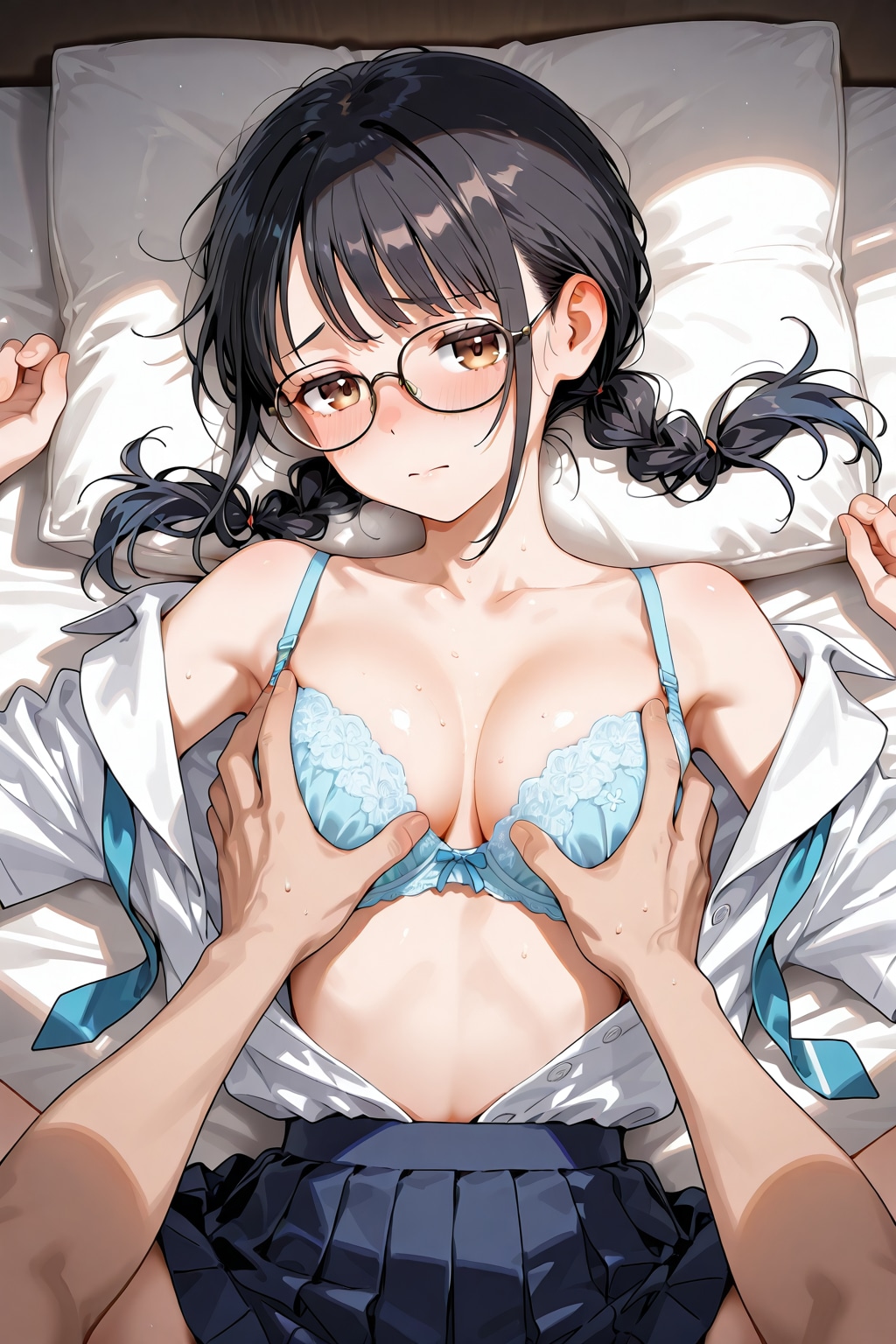 セーラー三つ編み眼鏡ちゃんと…