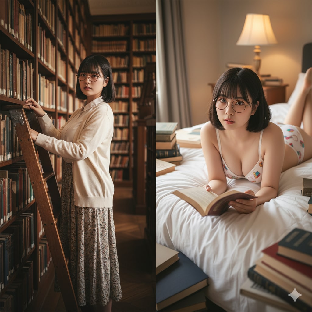 図書館司書（比較画像）