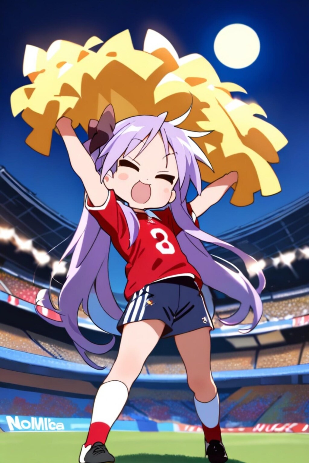かがみんと月