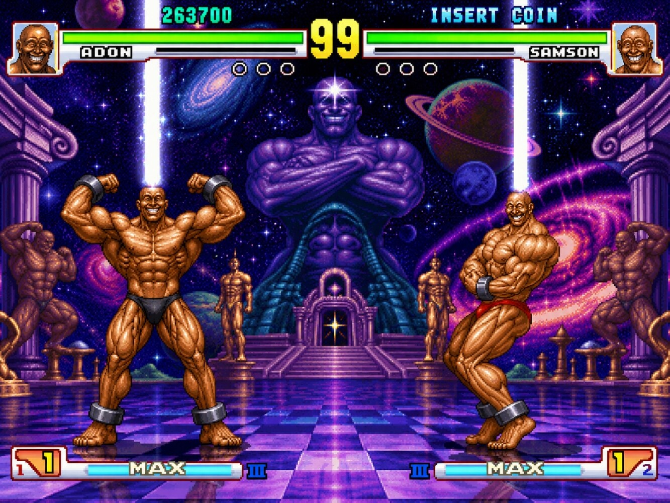 ドット絵格闘ゲーム風超兄貴