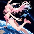 harpyで宇宙空間バニーガール251204 2枚目