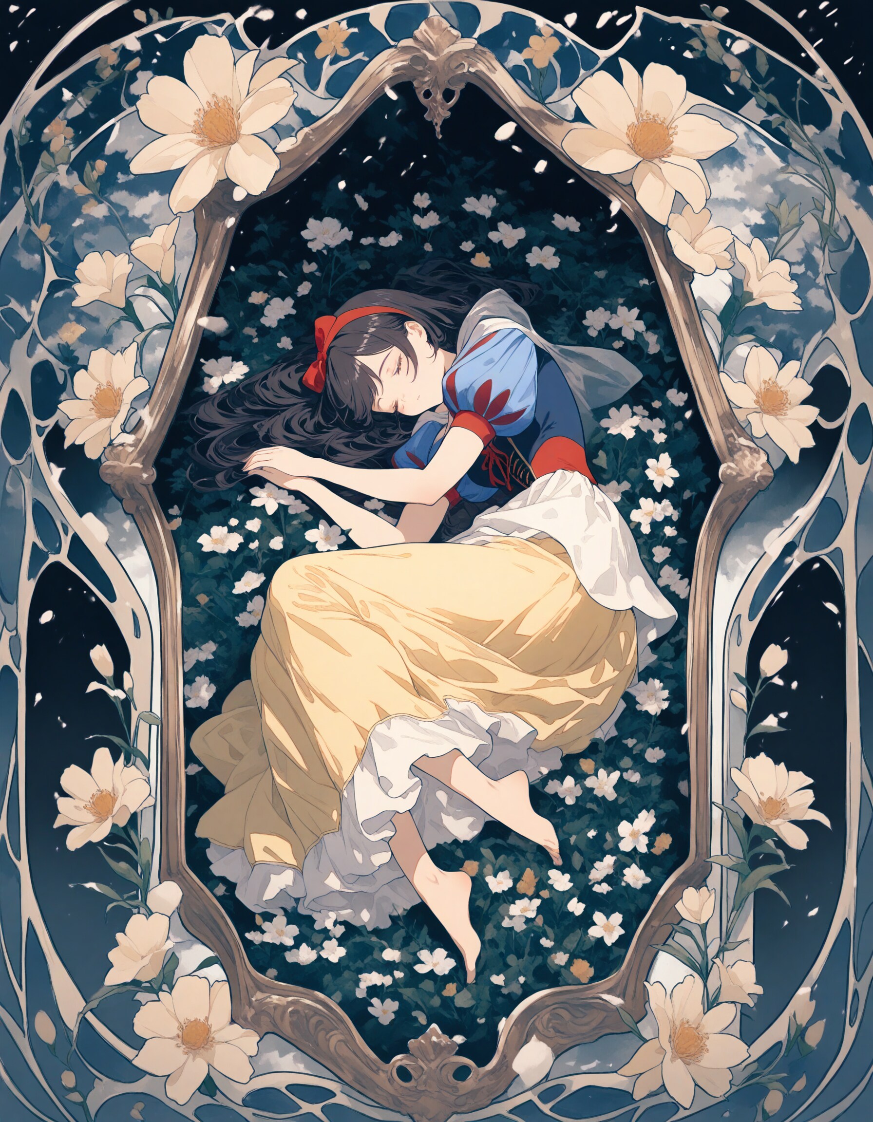 棺で眠る白雪姫