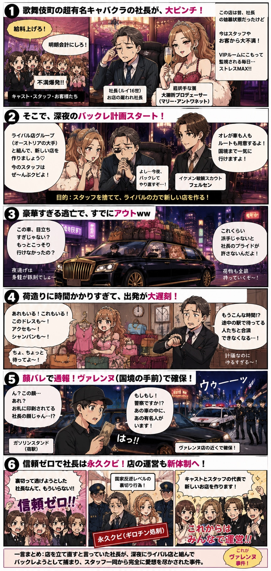 キャバクラ社長の逃亡劇！