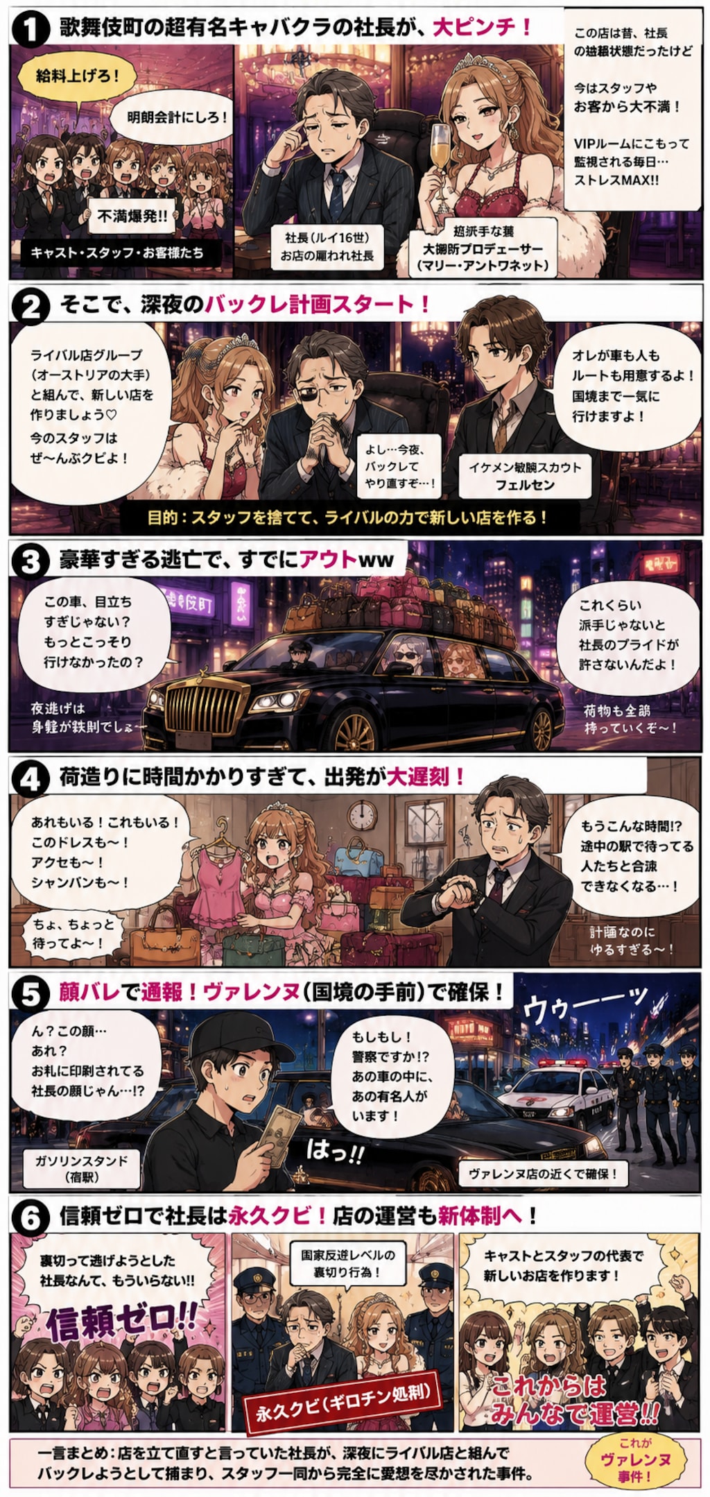 キャバクラ社長の逃亡劇！